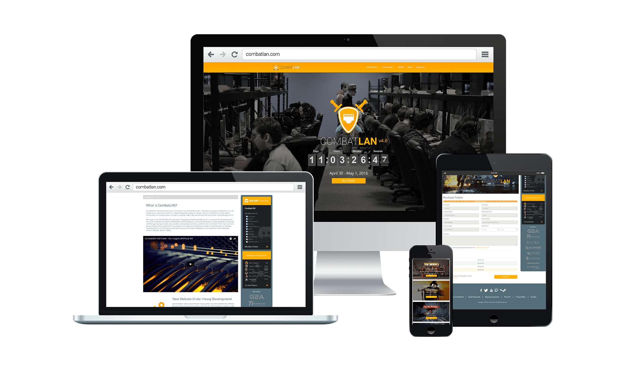 CombatLAN Website